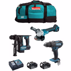 MAKITA Kit MK305 Perceuse à Percussion MAKITA DHP482 - Nouvelle Perceuse à Percussion plus compacte que le modèle précédent ( ...