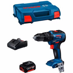 Perceuse à Percussion BOSCH GSB 18V-55 Professional - Puissante Perceuse à Percussion 18 V Bosch avec moteur Brushless - Endu ...