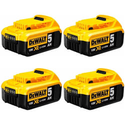 Dewalt - Pack de 4 batteries DCB184P4 (18V - 5,0 Ah)