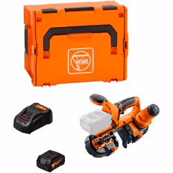 Scie à ruban FEIN ABAS 18-63 AS - Taille compacte et utilisation confortable à deux mains pour un travail sûr et peu fatigant ...