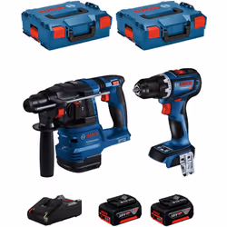 BOSCH Kit BK221 Perforateur BOSCH GBH 18V-22 Professional - Compact, léger et ergonomique, il dispose d'un centre de gravité  ...