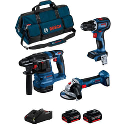 Bosch - Kit BK3012BAG (gbh 18V-22 gsr 18V-90 c gws 18V-7 2 x 5,0 Ah GAL18V-40 hdbag)