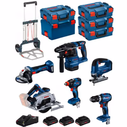 BOSCH Kit BK603 Perceuse à Percussion BOSCH GSB 18V-45 Professional - La GSB 18V-45 possède un moteur sans charbon assurant u ...