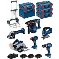 Bosch - Kit BK603 (GSB18V-45GDX18V-200+GKS18V-57-2GST18V-125BGBH18V-22GWS18V-7+ 3x4,0Ah PCGAL18V-40 5xL-Boxxchariot)