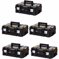 Pack de 4 Coffrets DeWALT TSTAK II - Idéal pour ranger et transporter facilement les outils électriques avec ou sans fil et a ...