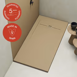 Las colecciones de baño de Poalgi responden a esa nueva concepción con platos de ducha de aires escultóricos y materiales res ...