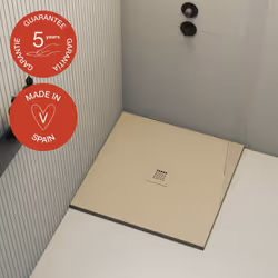 Las colecciones de baño de Poalgi responden a esa nueva concepción con platos de ducha de aires escultóricos y materiales res ...