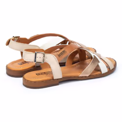 PIKOLINOS ALGAR Sandales Femelle Beige, Marron, Or, Blanc - Vue supplémentaire 4