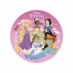 DISQUE SANS SUCRE 155 CM PRINCESSES DISNEY DECOR GATEAU ANNIVERSAIRE
