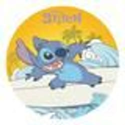 DISQUE AZYME COMESTIBLE 20 CM DISNEY STITCH - DECOR GATEAU ANNIVERSAIRE ENFANTS