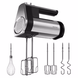 Cecotec PowerTwist 500, Batteur à main, Noir, Acier inoxydable, Pétrisseur, Mélange, Mélange, 500 W, 220 - 240 V, 50 / 60 Hz