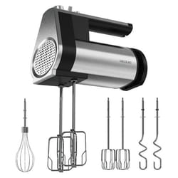 Cecotec PowerTwist 500 Batteur à main 500 W Noir, Acier inoxydable