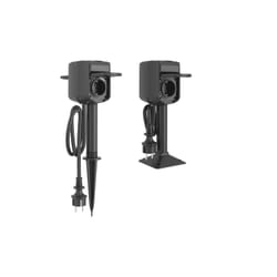 WOOX R6079 prise de courant Type F Noir