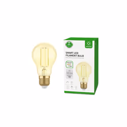 WOOX R5137, Ampoule intelligente, Wi-Fi/Bluetooth, Jaune, LED, E27, Blanc froid, Blanc chaud