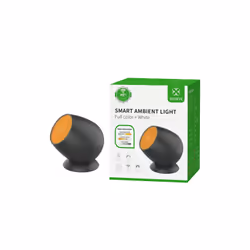 WOOX R5145, Lampe de table intelligente, Wi-Fi/Bluetooth, Noir, Bleu, Vert, Rouge, 3000 K, 6500 K