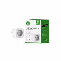 WOOX R6128 Prise intelligente 3680 W Maison Blanc