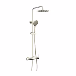 DOUCHES SÉRIE INVERTER Douches de bain avec support réglable en hauteur. Cartouche céramique 35 mm 'démarrage à froid'. Finit ...