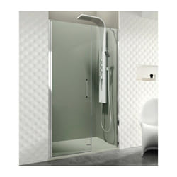 Open 80 (30+50) fixe plus porte battante ouverture centrale - Mesure d'installation: 78,6-82,6 cm