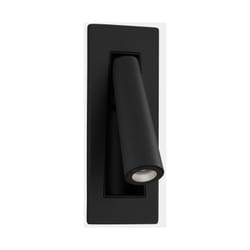 Leds C4 Gamma Encastré led Lampe de Lecture Encastrée Pliable Noir Métallisé IP20 2.1W 2700K