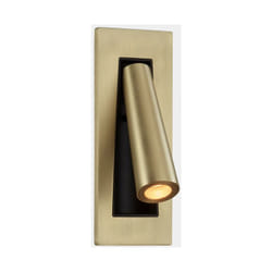 Leds-c4 - leds C4 Gamma Encastré led Lampe de Lecture Encastrée Pliable Or Mat IP20 2.1W 2700K
