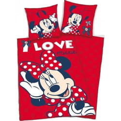 Parure de lit - DISNEY - Minnie - Housse de couette 140x200 cm - Taie 63x63 cm - 100% Microfibre