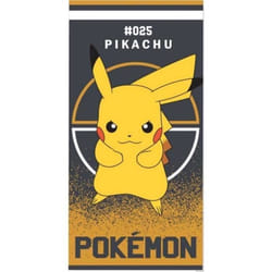Serviette de bain ou drap de plage - Pokemon - Pikachu - Jaune noir - 100% Polyester - 70x140 cm