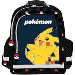 Pokémon Cartable Pokeball Bleu Noir
