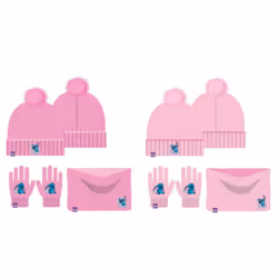 Ensemble Bonnet et gants fille Disney Stitch