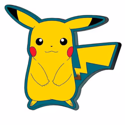 Coussin Educa Borras Pokémon Pikachu 3D