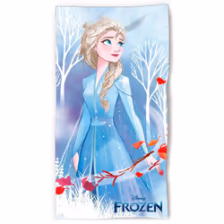 Serviette de plage en microfibre fille Disney Frozen Elsa