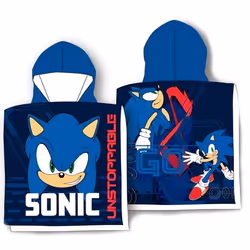 Serviette de plage en coton enfant Sega Sonic The Hedgehog