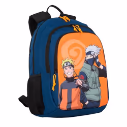 DAM. Sac à dos principal à double compartiment Naruto, grande capacité et adaptable à la voiture.