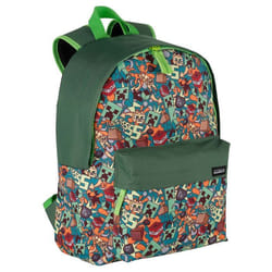DAM. Sac à dos Minecraft Crazy American, adaptable sur chariot. Compartiment pour ordinateur portable.