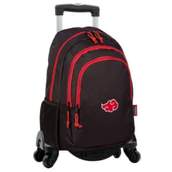DAM. Sac à dos primaire Naruto Cloud double compartiment + trolley avec protection latérale et stoper avant, 4 roulettes multidirectionnelles.