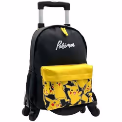 Pokémon Cartable à roulettes Pikachu 42 x 31 x 13,5 cm