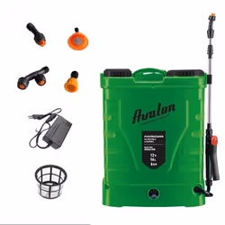 Avalon - Pulvérisateur à Dos à Pression avec Batterie Rechargeable réservoir 16 L et lance inox
