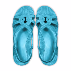 Brasileras UBKEMA674_27, Sandales, Femelle, Adulte, Turquoise, 1 pièce(s)