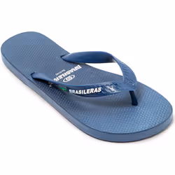 Tongs bleu marine avec semelle antidérapante pour homme