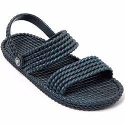 Sandales bleu marine pour femme avec semelle antidérapante