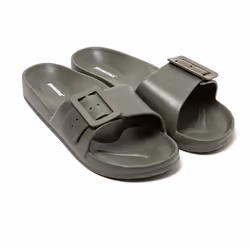 Sandales femme Brasileras Vert Militaire semelle en gomme