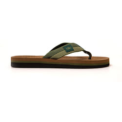 Tongs homme Brasileras Vert semelle en gomme