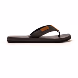 Tongs homme Brasileras Noir semelle en gomme