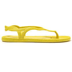 Tongs femme Brasileras Jaune semelle en gomme