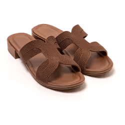 Sandales femme Brasileras Marron semelle en gomme