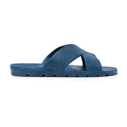 Sandales homme Brasileras Bleu semelle en gomme