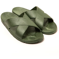 Sandales homme Brasileras Vert Militaire semelle en gomme