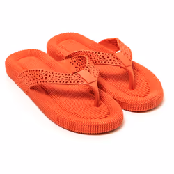 Tongs femme Brasileras Grenat semelle en gomme
