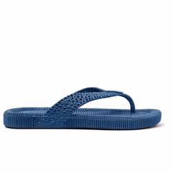 Tongs femme Brasileras Bleu semelle en gomme