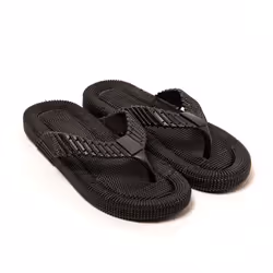 Tongs homme Brasileras Noir semelle en gomme