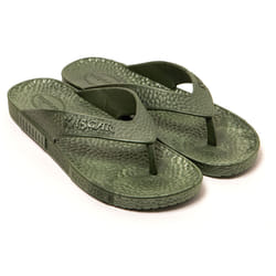 Tongs homme Brasileras Vert Militaire semelle en gomme